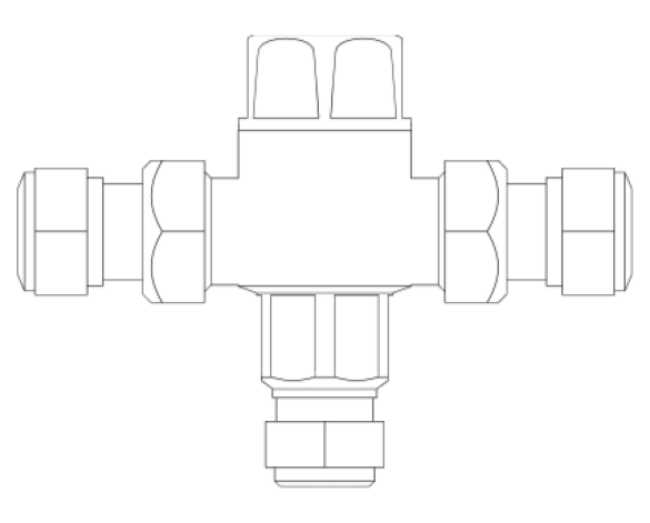 Revit, Bim, Store, Components, MEP, Object, Altecnic, Mechanical, Pipe, Merchant, 5213, Thermostatic, Mixing, Valve