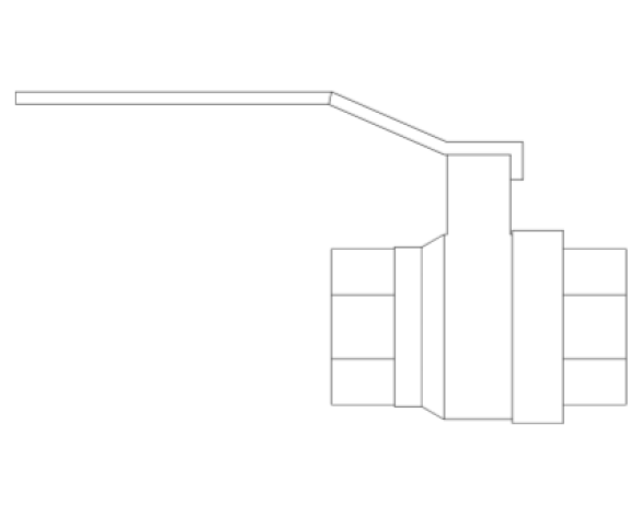 Revit, Bim, Store, Components, MEP, Object, Altecnic, Mechanical, Pipe, Intaball, Lever, Ball Valve, Red, Handle, Hot, Water, bsp