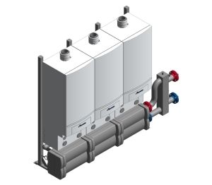 Product: GB162 Gas-Fired Condensing Boiler (Cascade)