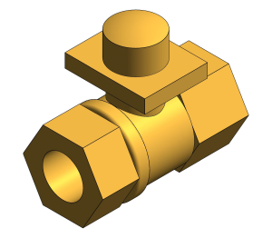 Product: BallValve - Nickel Plated Brass - 2500
