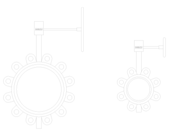 Revit, BIM, Store, Components, Architecture, Object, Free, Download, Non, return, Iron, Blue, Flange, Pipe, System, MEP, Plumbing, Mechanical, Valve, Butterfly, Fully, Lugged