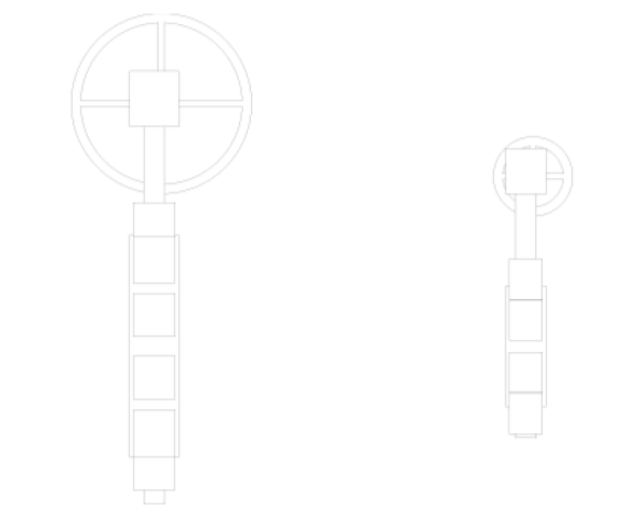 Revit, BIM, Store, Components, Architecture, Object, Free, Download, Non, return, Iron, Blue, Flange, Pipe, System, MEP, Plumbing, Mechanical, Valve, Butterfly, Fully, Lugged