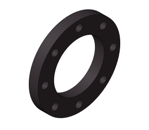 Product: HTA - Backing Rings PN16 Black 8 Holes