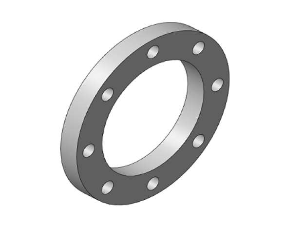 HTA - Backing Rings PN16 White 8 Holes | bimwarehouse