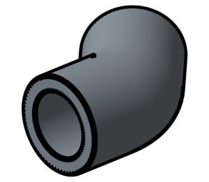 Product: PVC - Elbow 45 deg