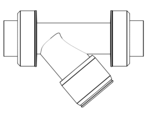 bim, bimstore, Autodesk, Revit, Pipe, Fitting, Accessories, Valve, Polyvinyl, chloride, unplasticised, Durapipe, PVC, RV, Y-type, Strainer, Valve