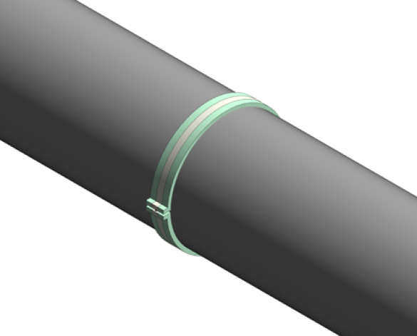 SuperFLO Accessory - Rubber Lined Pipe Clip