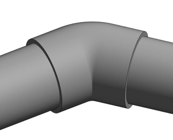 SuperFLO Fitting - Elbow 45 deg