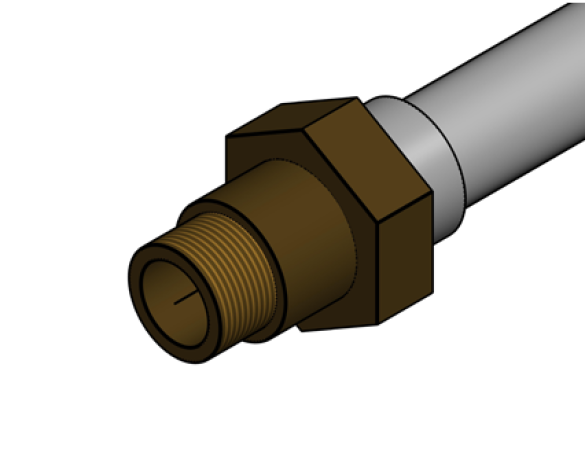 SuperFLO Fitting - Male Composite Union