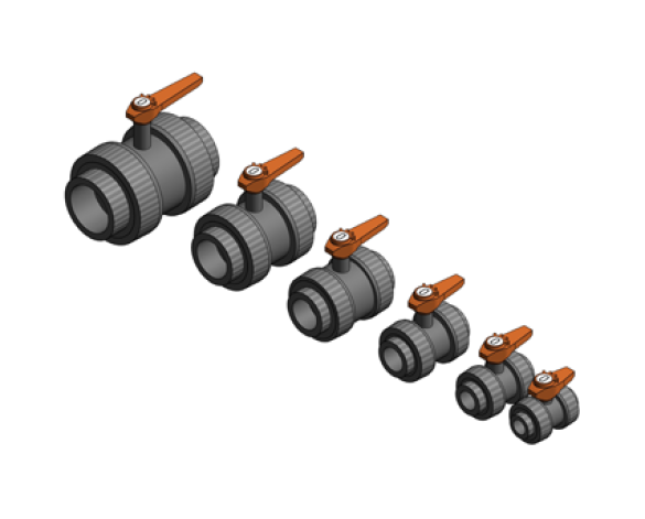SuperFLO - VXE Double Union Ball Valve