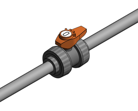SuperFLO - VXE Double Union Ball Valve