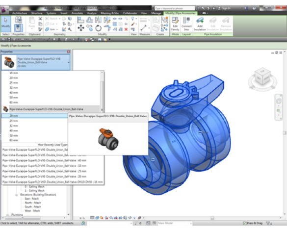 SuperFLO - VXE Double Union Ball Valve