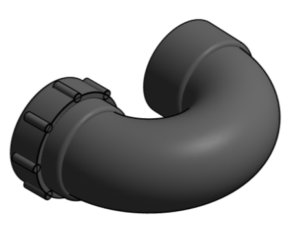 bim, bimstore, Autodesk, Revit, Pipe, Fitting, Accessories, Durapipe, Vulcathene, Mechanical, Chemical, Resistant, Plumbing, U, Bend, W70