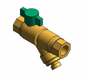Product: Fig. 1807 - DZR Strainer Ball Valve