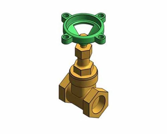 Revit, BIM, Store, Components, Architecture, Object,Free,Download,MEP,Mechanical,Pipe,Hattersley, Valve, Gate, Hatts, 33, PN32, Series B. Bronze