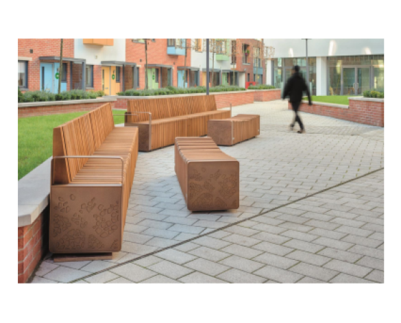 Bim,content,object,component,BIM, Store, Revit,original,library,family,families,marshall,landscaping,external, furniture, natural, elements, collection, outdoor, modular, system, timber, seating, options, curved ,benches, planter, combined, litter, bin, cycle, stand, bollard