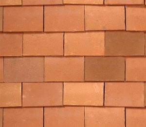 Product: 265x165mm Handmade Clay Antique Red Roofing Tile