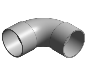 Product: ABS - Swept Bend 92.5