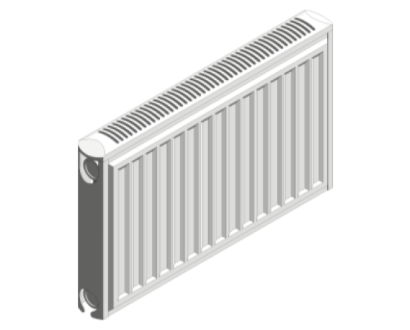 Modern Radiator Revit Softline | bimwarehouse