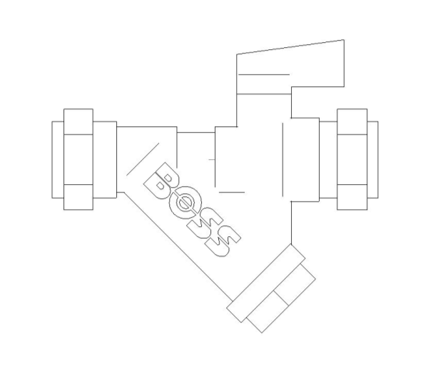 bimstore front image of BOSS Ball Valve - 282CF