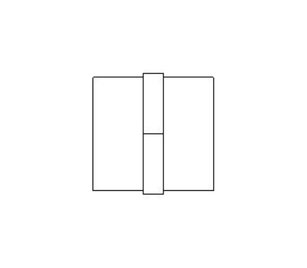 bimwarehouse plan image of the Brass Screwed Pipe Hexagon Nipple from Boss