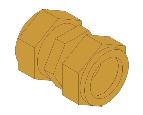 bimwarehouse 3D image of the Compression Coupling from Boss
