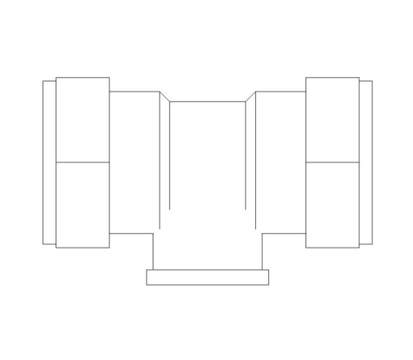 bimwarehouse plan image of the Compression Female Branch Tee from Boss