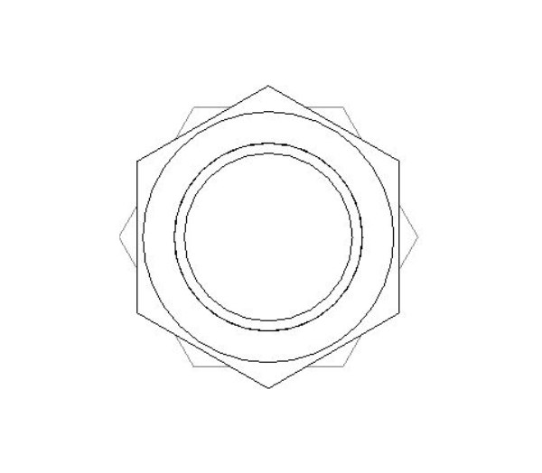 bimwarehouse side image of the Compression Female Iron from Boss