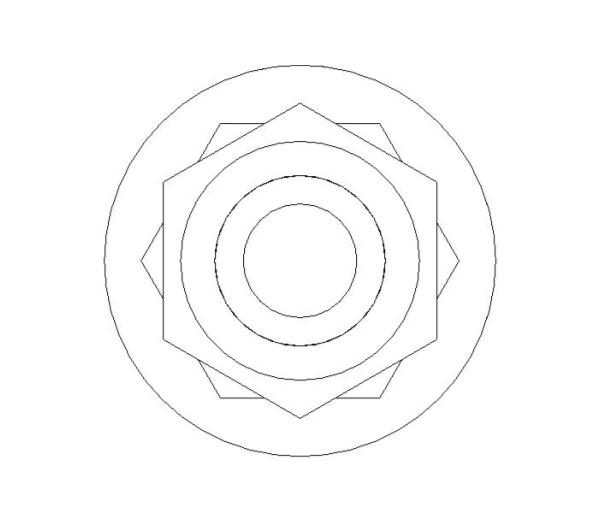 bimwarehouse side image of the Compression Flanged Tank Connector from Boss