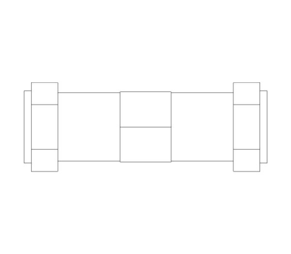bimwarehouse front image of the Compression Long Coupling from Boss