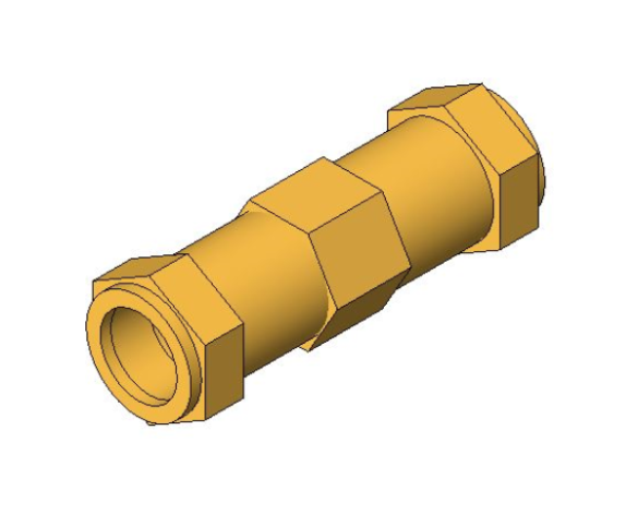 bimwarehouse 3D image of the Compression Long Coupling from Boss