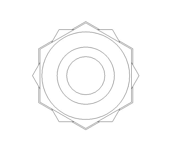 bimwarehouse side image of the Compression Swivel Tap Connector from Boss