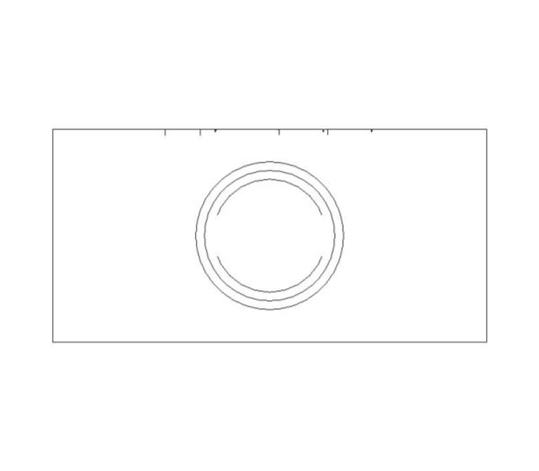 bimwarehouse front image of the End Feed Fitting Branch Reduced Tee from Boss