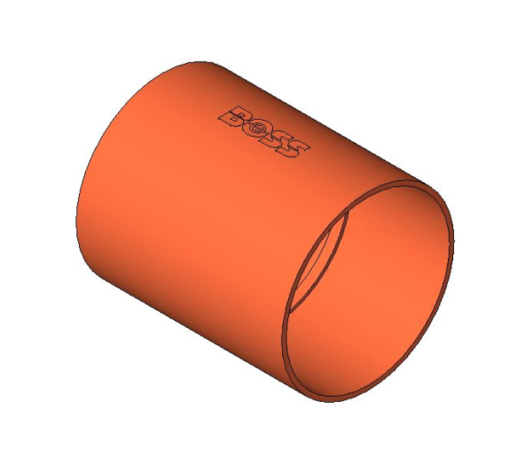 bimwarehouse 3D image of the End Feed Fitting - Coupling from Boss