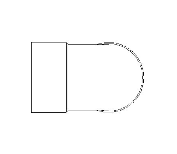 bimwarehouse front image of the End Feed Fitting - Elbow from Boss