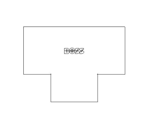 bimwarehouse plan image of the End Feed Fitting - Equal Tee from Boss