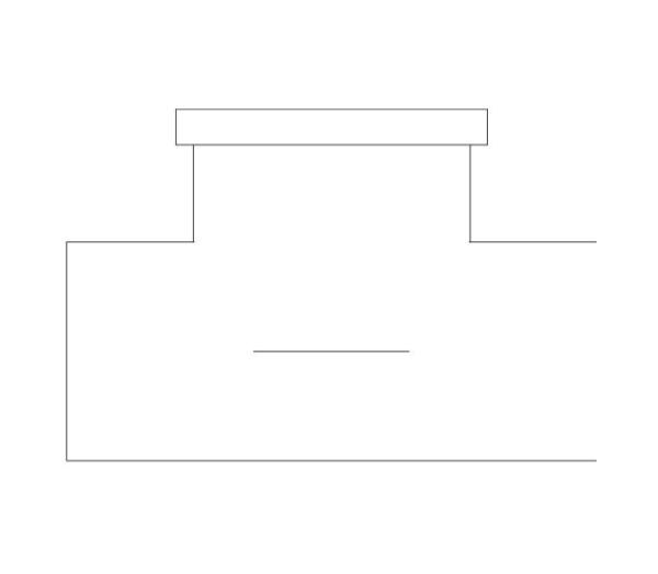 bimwarehouse plan image of the End Feed Fitting - Female Branch Tee from Boss