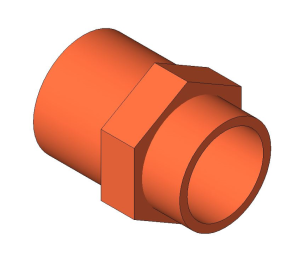 Product: End Feed Fitting - Male Coupling