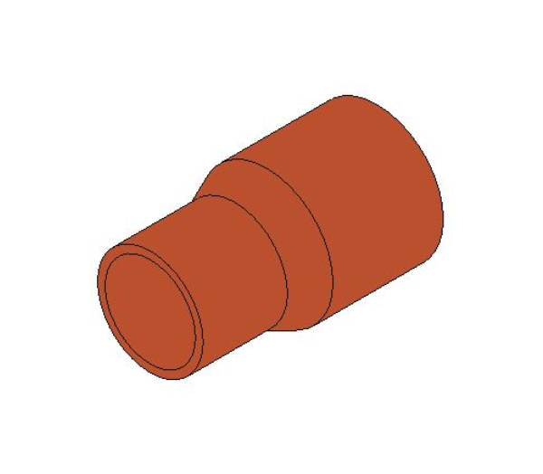 bimwarehouse 3D image of the End Feed Fitting - Reducer from Boss