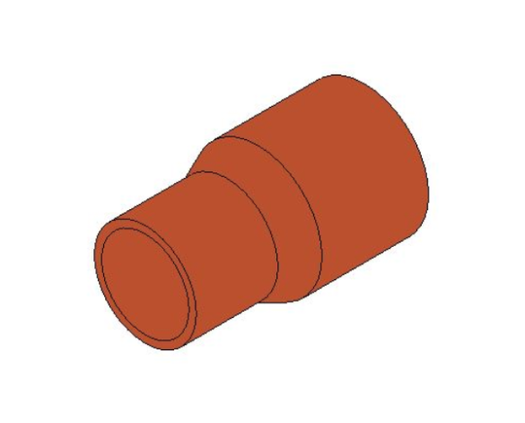 bimwarehouse 3D image of the End Feed Fitting - Reducer from Boss
