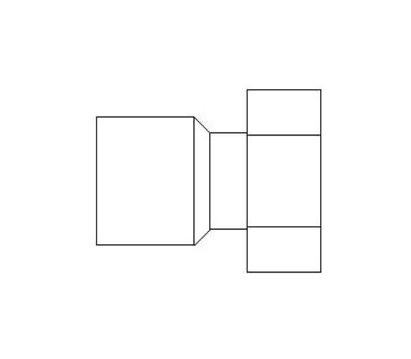 bimwarehouse front image of the End Feed Fitting - Straight Tap Connector from Boss