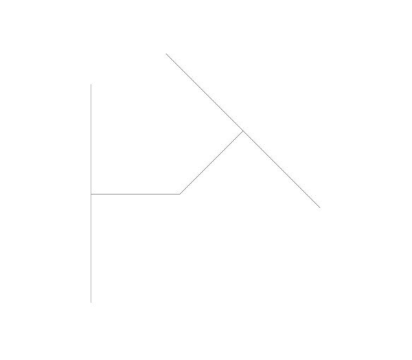 bimwarehouse plan symbol image of the End Feed Fittings 45 Degree Elbow from Boss