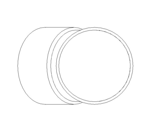 bimwarehouse side image of the End Feed Fittings 45 Degree Elbow from Boss