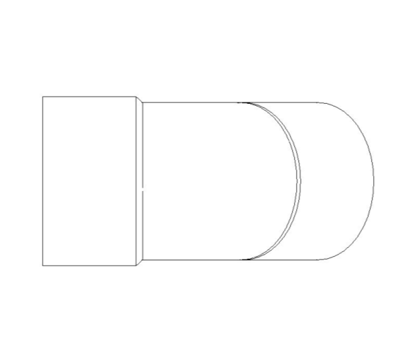 bimwarehouse front image of the End Feed Fitting 45 Degree Street Elbow from Boss
