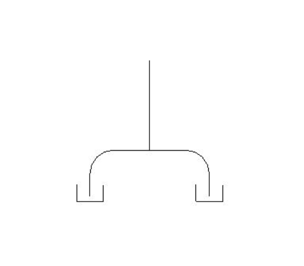 bimwarehouse plan symbol image of BOSS Fire Control - Dry Riser Inlet Breeching