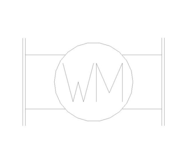 bimwarehouse plan symbol image of BOSS Multi Jet Water Meter - 38