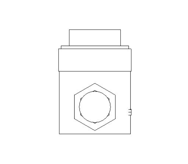 bimwarehouse side image of BOSS Multi Jet Water Meter - 38