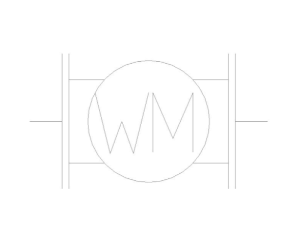 bimwarehouse plan symbol image of BOSS Single Jet Water Meter - 38