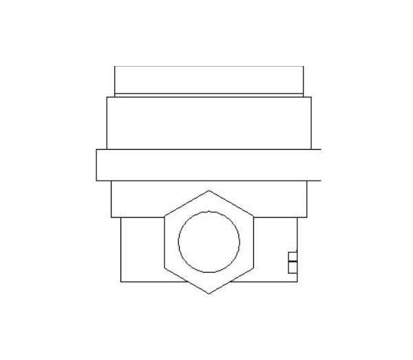 bimwarehouse side image of BOSS Single Jet Water Meter - 38