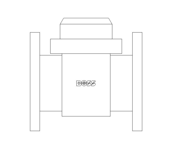 bimwarehouse front image of the Woltmann Water Meter - 38CMWF from Boss